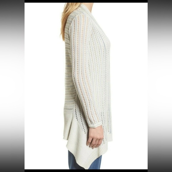 NIC + ZOE Size Medium COURTYARD DRAPEY KNIT CARDIGAN SWEATER IN MULT - Picture 2 of 10